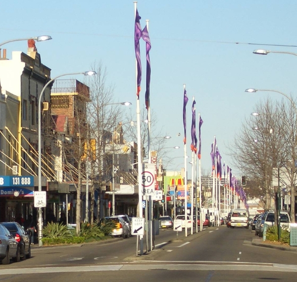 Commercial buildings in Marrickville, NSW