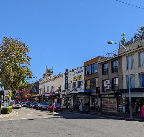 Commercial buildings in South Marrickville, NSW